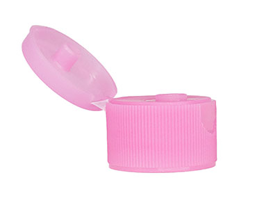 28/410 Finish, Pink, Caps, Dispensing, Fine Ribbed, Snap-Top, .243" Orf