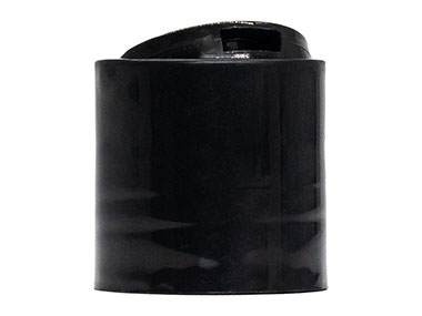 28/410 Finish, Black, Caps, Dispensing, Smooth, Disc-Top, .335" Orf, (F)