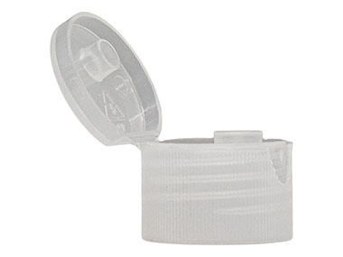 24/410 Finish, Natural, Caps, Dispensing, Fine Ribbed, Snap-Top, .155 " Orf