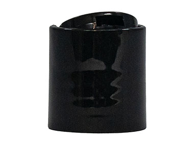 20/410 Finish, Black, Caps, Dispensing, Smooth, Disc-Top, .260" Orf