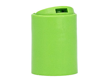 24/415 Finish, Green, Caps, Dispensing, Smooth, Disc-Top, .315" Orf, (D)