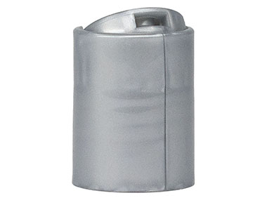 20/415 Finish, Silver, Caps, Dispensing, Smooth, Disc-Top, .270" Orf, Hs Lnr, (D)