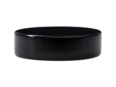33/400 Finish, Black, Caps, Metal, Smooth, Unishell, Foam Liner