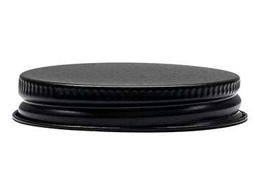 53/400 Finish, Black, Caps, Metal, Ribbed Neck, Foam Lnr