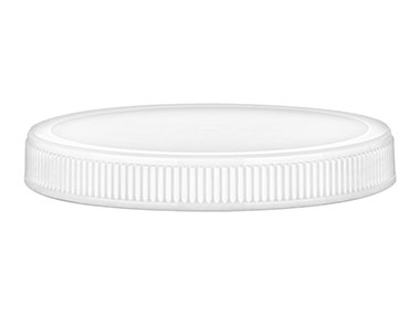 110/400 Finish, White, Caps, Fine Ribbed, Matte Top, Vented HS Lnr