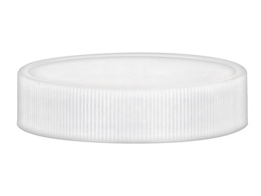 53/400 Finish, White, Caps, Fine Ribbed, Matte Top, Stacking Ring, HS Lnr