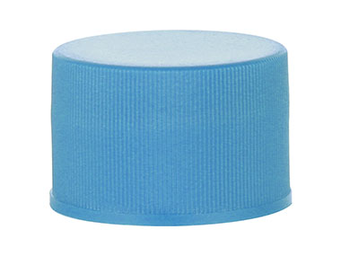 20/410 Finish, Blue, Caps, Fine Ribbed, Stipple Top, Foam Lnr