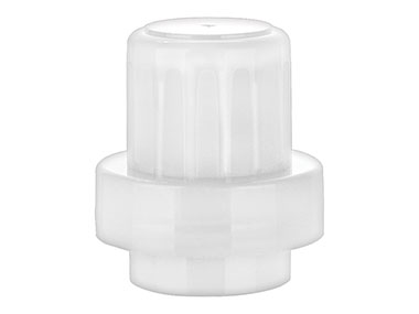 51mm Finish, White, Caps, Smooth, Drain Back Style, Graduated Fill Lines