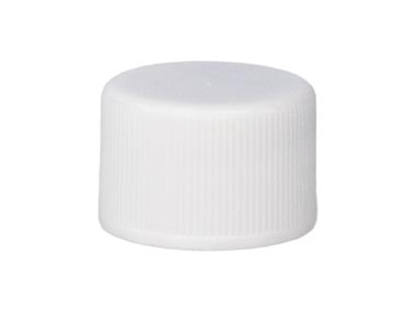 20/410 Finish, White, Caps, Fine Ribbed, Stipple Top, HS Lnr