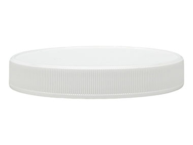 100/400 Finish, White, Caps, Fine Ribbed, Matte Top, Linerless