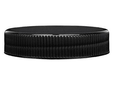 70/400 Finish, Black, Caps, Fine Ribbed, Matte Top, HS Lnr