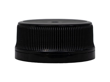 38mm TE Finish, Black, Caps, Fine Ribbed, Beverage Style, Matte Top, EVA Lnr