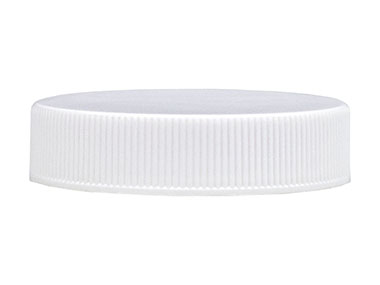 45/400 Finish, White, Caps, Fine Ribbed, PS Lnr