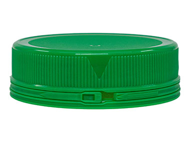 63mm TE Finish, Green, Caps, Fine Ribbed, Matte Top, PS Lnr