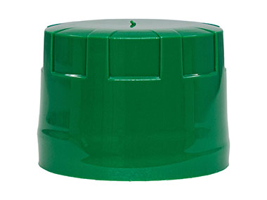 38/430 Finish, Green, Caps, Ribbed, Buttress Style, HS Lnr