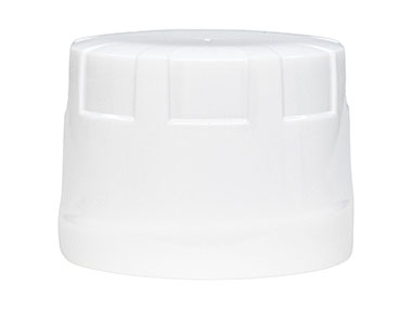 38/430 Finish, White, Caps, Ribbed, Buttress Style, Dual Lnr, Foam And HS