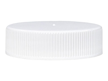 38/400 Finish, White, Caps, Fine Ribbed, Smooth Top, Dual Lnr, Foam And HS