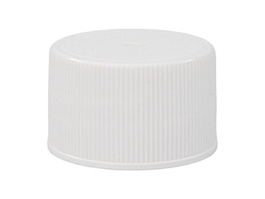 28/410 Finish, White, Caps, Fine Ribbed, Stipple Top, Pulp/HS Lnr