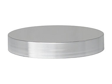 89/400 Finish, Silver, Caps, Smooth, Metallized, Pulp/HS Lnr