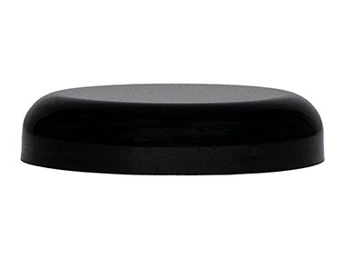 70/400 Finish, Black, Caps, Smooth, Dome Style, Foam Liner