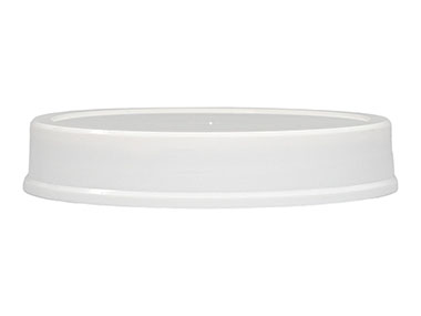 120mm Finish, White, Caps, Smooth, Stacking Ring, HS Lnr