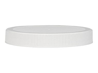 100/400 Finish, White, Caps, Fine Ribbed, Matte Top, HS Lnr