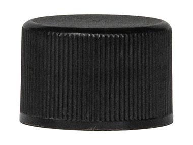 20/410 Finish, Black, Caps, Fine Ribbed, Stipple Top, Foam Lnr