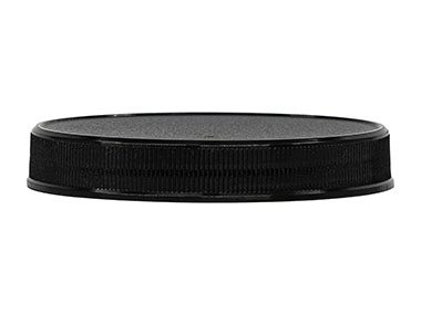 89/400 Finish, Black, Caps, Fine Ribbed, Matte Top, Foam Lnr