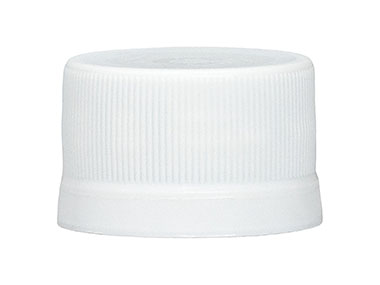 28mm Te Finish, White, Caps, Fine Ribbed, Beverage Style, Matte Top, Eva Lnr
