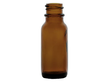 1 oz., 20/400 Finish, Amber, Bottles, Glass, Boston Round