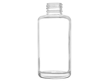 3 oz., 24/410 Finish, Flint, Bottles, Glass, Cylinder Round
