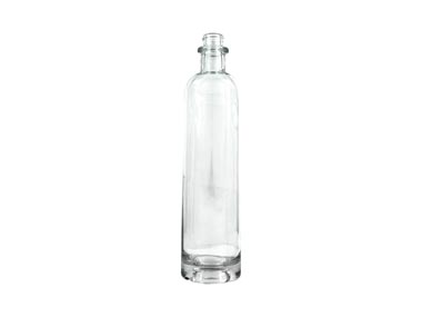 750 mL, 28mm Finish, Flint, Bottles, Glass, Liquor Style Round, Tincture Ring