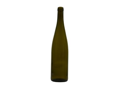 750 mL, Cork Finish, Green, Bottles, Glass, Wine Style Round