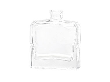 1/2 oz., 13mm Crimp Finish, Flint, Bottles, Glass, Quadrilateral, Indented For Overcap, Crimp Finish