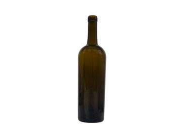 750 mL, Cork Finish, Green, Bottles, Glass, Wine Style Round
