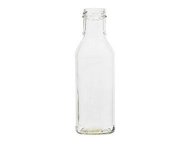 12 oz., 38mm 3 Lug Finish, Flint, Bottles, Glass, Sauce Style Round