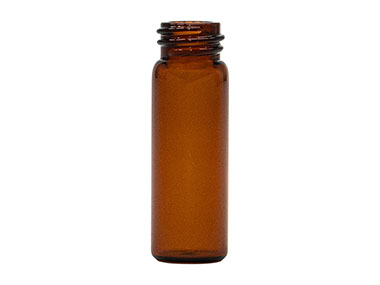 4 mL, 13/425 Finish, Amber, Bottles, Glass, Vial Style Cylinder Round