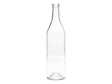 750 mL, Cork Finish, Flint, Bottles, Glass, Wine Style Round