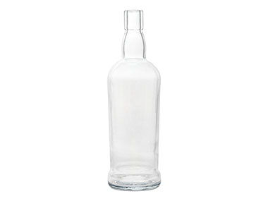 700 mL, Cork Finish, Flint, Bottles, Glass, Liquor Style Round