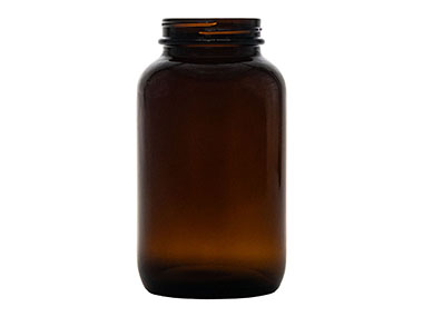 400 cc, 53/400 Finish, Amber, Bottles, Glass, Round Packer