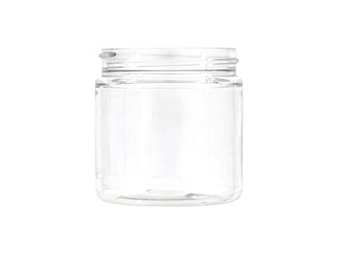 4 oz., 58/400 Finish, Clear, Jars, PET, Straight Sided, Single Wall Round