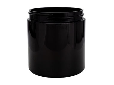 8 oz., 70/400 Finish, Amber, Jars, PET, Straight Sided, Single Wall Round