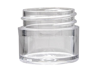 15 mL, 33/400 Finish, Clear, Jars, PET, Straight Sided, Single Wall Round