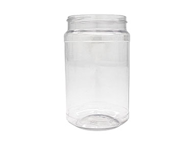 28 oz., 83/400 Finish, Clear, Jars, Pet, Straight Sided, Single Wall Round