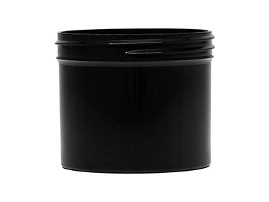 4 oz., 70/400 Finish, Black, Jars, Other, Single Wall Round