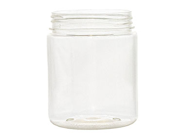 10 oz., 70/400 Finish, Clear, Jars, PET, Straight Sided, Single Wall Round