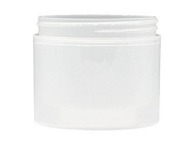 4 oz., 70/400 Finish, Natural, Jars, PP, Double Wall Round, Square Base