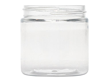 4 oz., 58/400 Finish, Clear, Jars, Pet, Straight Sided, Single Wall Round