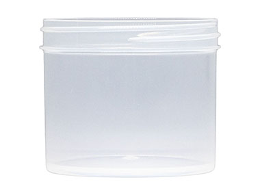 4 oz., 70/400 Finish, Natural, Jars, PP, Straight Sided, Single Wall Round