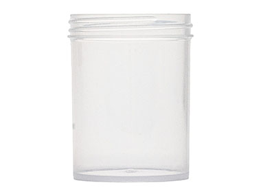 6 oz., 63/400 Finish, Clear, Jars, Ps, Straight Sided, Single Wall Round